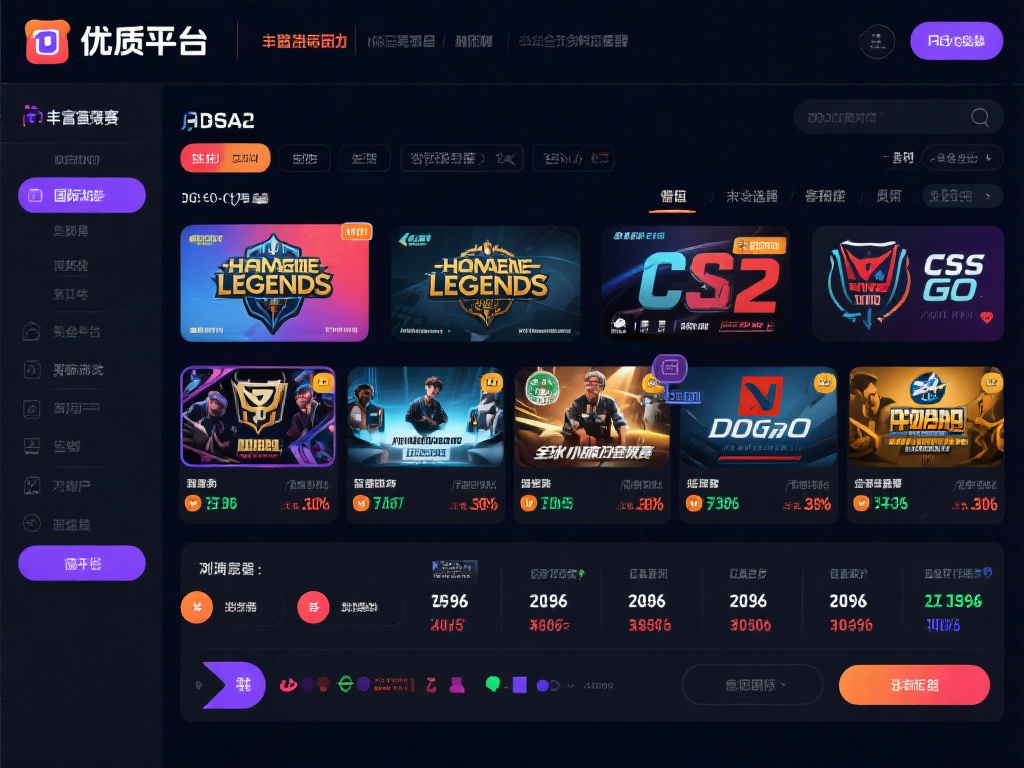 电竞竞猜的魅力在于丰富的赛事选择和刺激的赔率对比。